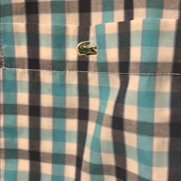 𝅺MENS Lacoste Sz XL Casual Button Down Shirt - Picture 3 of 5